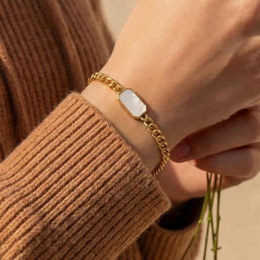 Two Sided Chained Bracelet