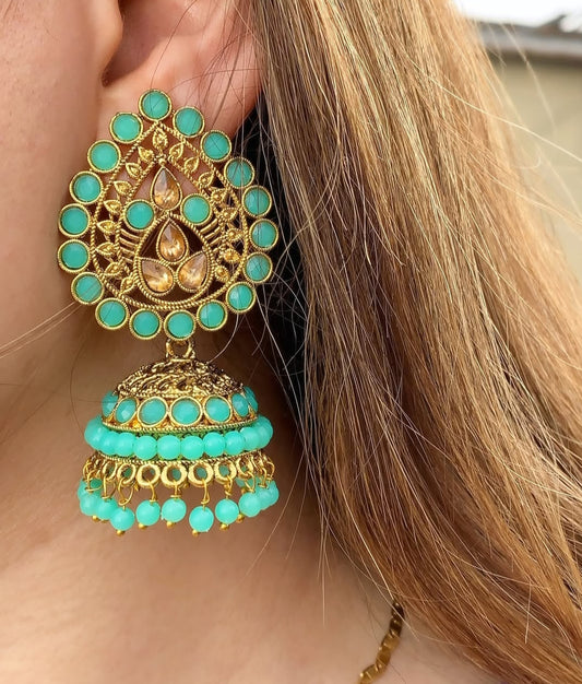 Ethnic Feroze Jhumkay