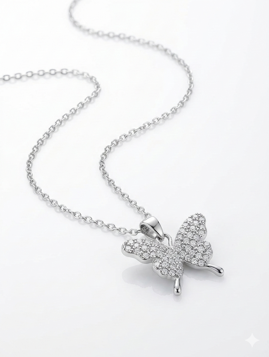 Butterfly Stainless Necklace