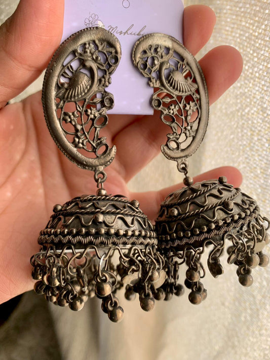 Black Matte Earcuffs Jhumkay