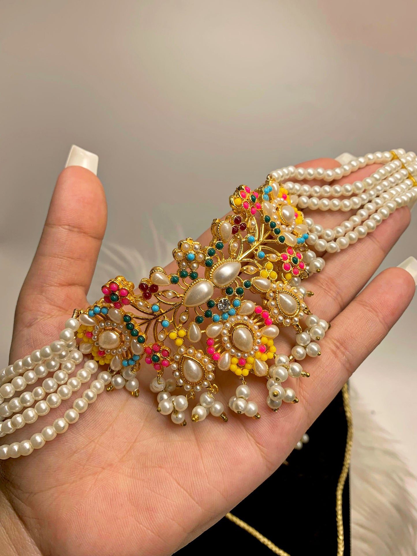 Pastel Glow Choker Set