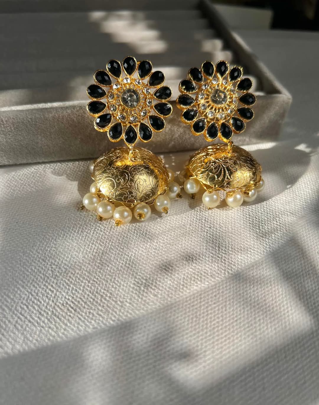 Floral Daisy Sunlit Jhumkay
