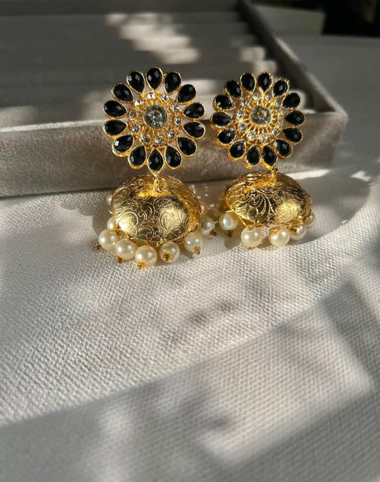 Floral Daisy Sunlit Jhumkay