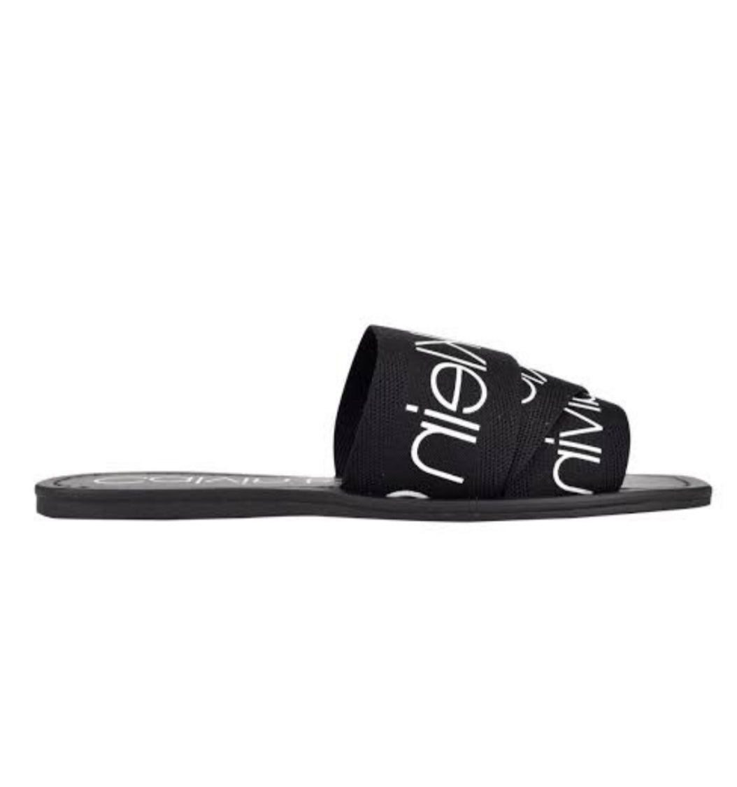 CK-Comfy Slide Sandals in Black